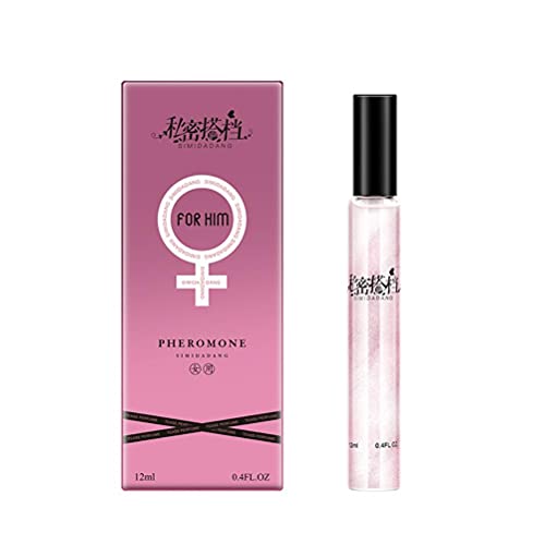 BSTQC Perfume de feromonas, 12 ml Perfume de feromonas Fragancia Atractiva Perfume romántico de feromonas Unisex para Hombres y Mujeres