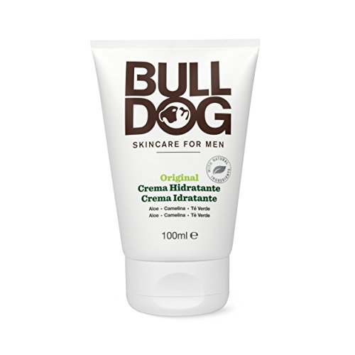 Bulldog Skincare, Kit de Cuidado Facial, Incluye Limpiador Facial 100 ml + Gel de Afeitado 175 ml + Crema Hidratante 150 ml, Ingredientes Naturales con Aloe, Camelina y Té Verde