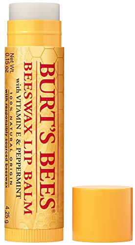 Burt's Bees Pack Dos Por Uno De Bálsamos Labiales Hidratantes De Origen 100 % Natural Burt'S Bees, Cera De Abejas, 2 Tubos En Caja De Blíster, 2 x 4.25 g