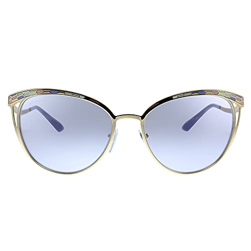 Bvlgari BV 6083 2014 Rosa Oro Metal Rectángulo Gafas De Sol Púrpura Lente