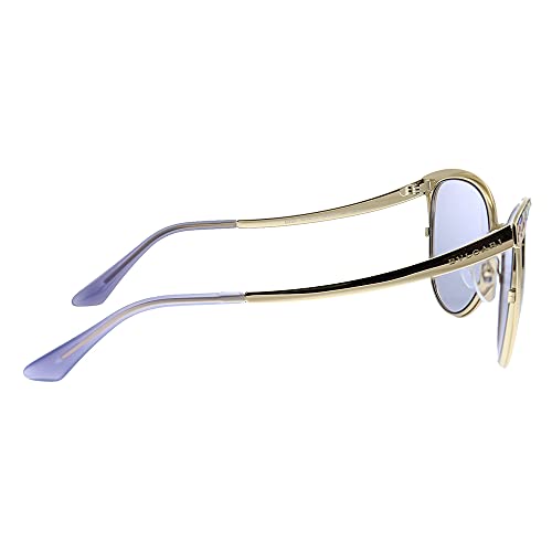 Bvlgari BV 6083 2014 Rosa Oro Metal Rectángulo Gafas De Sol Púrpura Lente