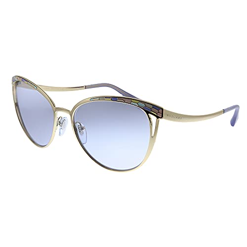 Bvlgari BV 6083 2014 Rosa Oro Metal Rectángulo Gafas De Sol Púrpura Lente