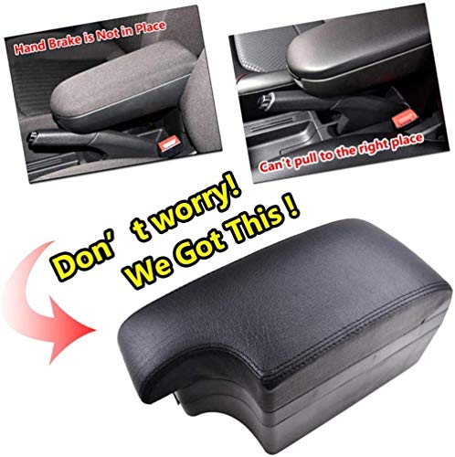 Caja de reposabrazos de Coche, FOR, FOR, FOR, Ford Fiesta 2009-2017 Black Central Store Box 2010 2012 2014 Funda de reposabrazos