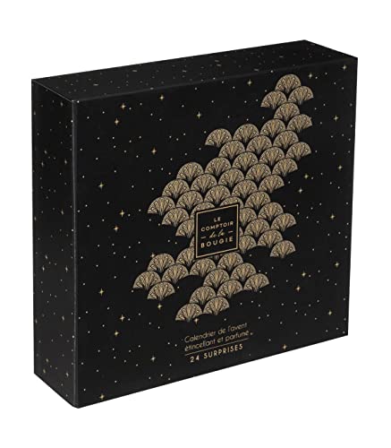 CALENDARIO DE ADVIENTO CON VELAS PERFUMADAS SORPRESA 30x8,5x29,5cm