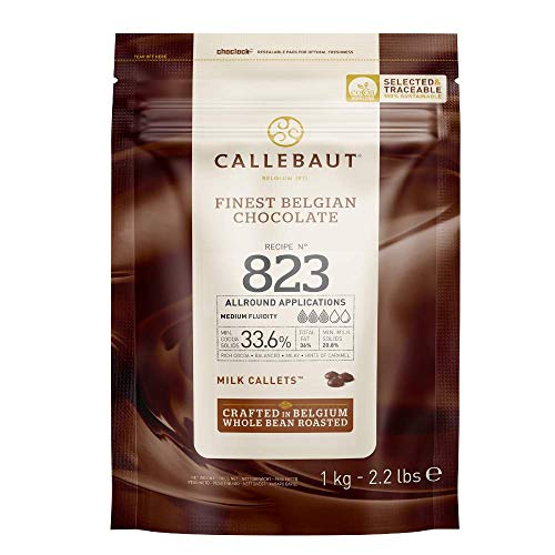 Callebaut 33,6% pepitas de Chocolate con Leche (callets) 1kg