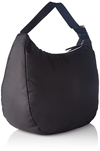 Calvin Klein CK Essential Oversized Hobo, Bolsas. para Mujer, Black, Medium