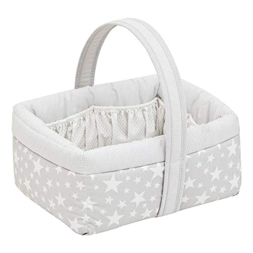 Cambrass Layette Canastilla de Almacenamiento, Gris (Star Grey), 22.5x29x29 cm