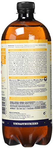 Captain Kombucha Pineapple Peach Splash, Té de Burbuja - 1000 ml