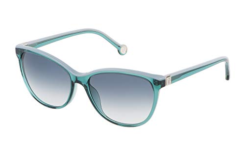 Carolina Herrera SHE653550874 Gafas de Sol, Verde, 55 para Mujer