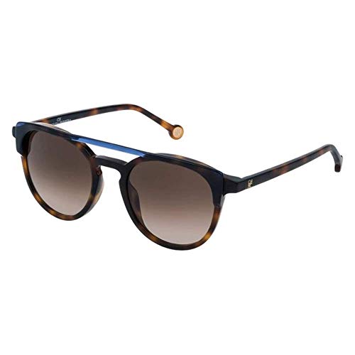 Carolina Herrera SHE7905101EJ Gafas, Transparent Blue+Dark Havana, 51/21/135 para Mujer