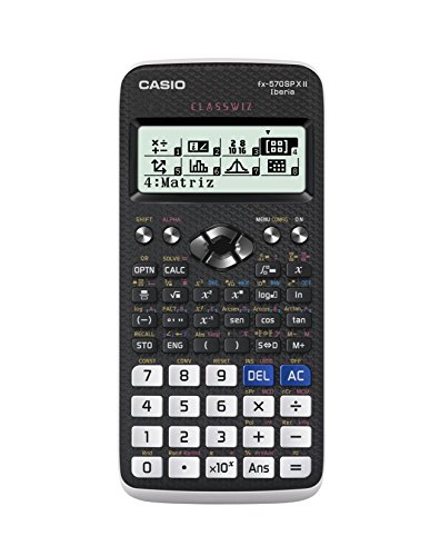 Casio FX-570SPXII, Calculadora Científica, Recomendada para el Curriculum Español y Portugués, 576 Funciones, 11.1 x 77 x 165.5 mm, Gris/Blanco