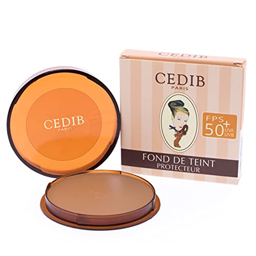 Cedib Paris Maquillaje Crema Protector Fps 50+, Fond De Teint Protecteur, Perfection 15 g