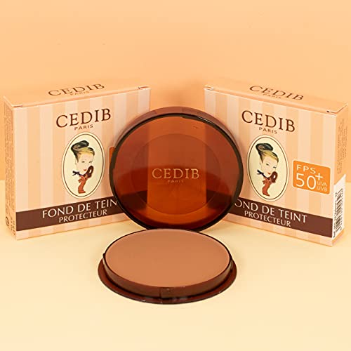 Cedib Paris Maquillaje Crema Protector Fps 50+, Fond De Teint Protecteur, Perfection 15 g