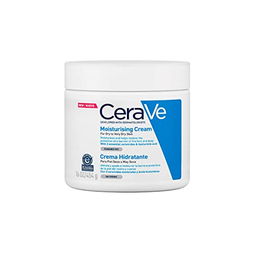 CeraVe Crema Hidratante Piel seca, 454 Gramos