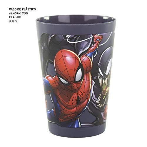 CERDÁ LIFE'S LITTLE MOMENTS, Neceser Infantil Completo de Spiderman-Licencia Oficial Marvel para Niños, Rojo, Especialmente recomendado 2 a 8 años