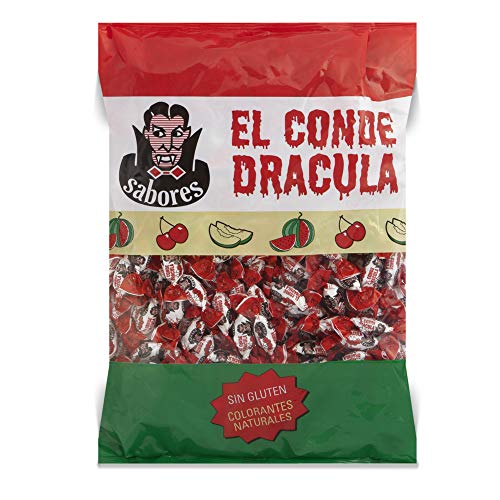 Cerdán Caramelos duro El Conde Drácula dos Lazos sabor Cereza 300 Unidades 1 kg