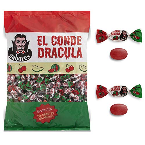 Cerdán Caramelos duro El Conde Drácula dos Lazos sabor Sandía 300 Unidades 1 kg