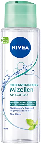 Champú Nivea Mizellen para cabello normal a graso, sin silicona, 1 x 400 ml