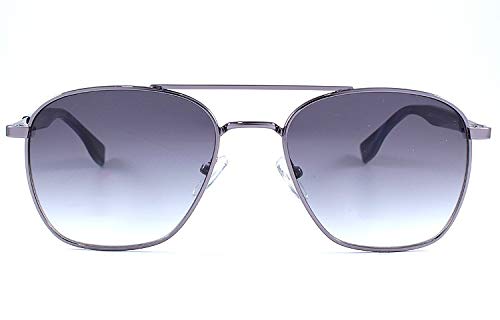 CHANCE - MODU gafas de sol aviador cuadradas para hombre - Edición limitada (Gris Plomo, Gris)