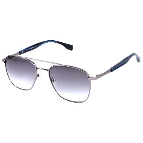 CHANCE - MODU gafas de sol aviador cuadradas para hombre - Edición limitada (Gris Plomo, Gris)