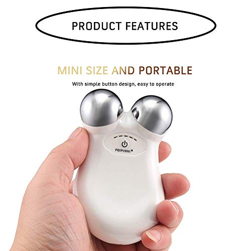 Chengl Mini Microcorriente MáQuina De Estiramiento Facial Estiramiento De La Piel