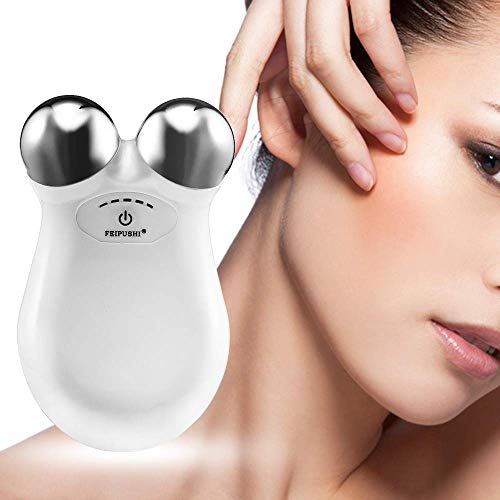 Chengl Mini Microcorriente MáQuina De Estiramiento Facial Estiramiento De La Piel