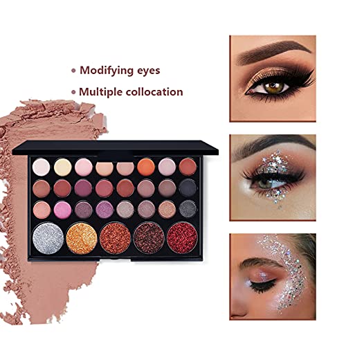 CHSEEO Paleta de Maquillaje Set Paleta de Sombras de Ojos, Juego de Maquillaje Kit de Maquillaje para Mujeres y Niñas Caja de Regalo Cosméticos #1