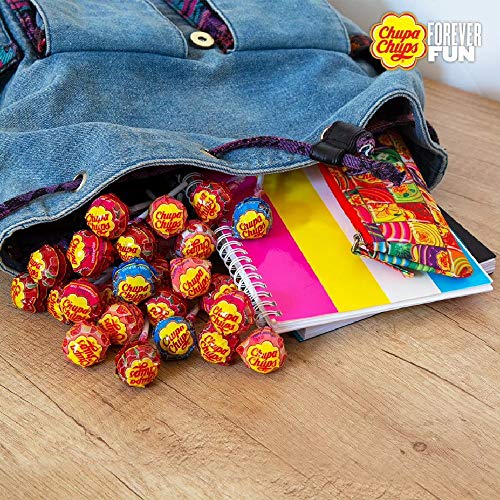 Chupa Chups Lata, Caramelo con Palo Original de Sabores Variados, 150 x 12 g - 1800 g