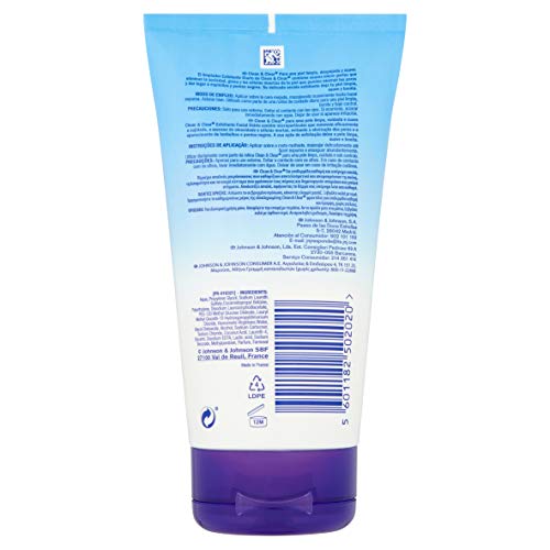 Clean&Clear - Exfoliante Diario Efecto Peeling, 150 ml