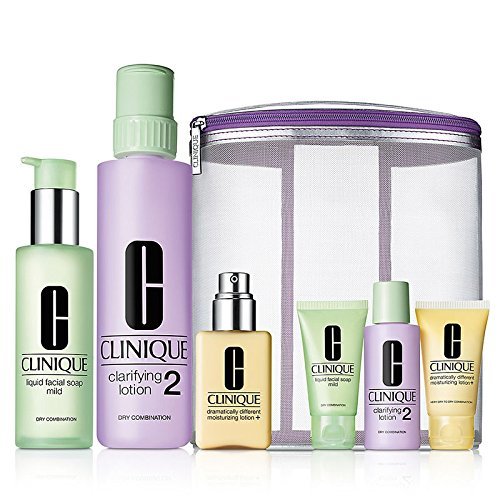 Clinique Great Skin Home/away 3 paso tipo I/II para el cuidado de la piel Set