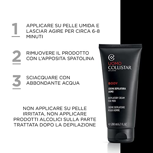 Collistar Uomo Men - Crema depilatoria, 200 ml