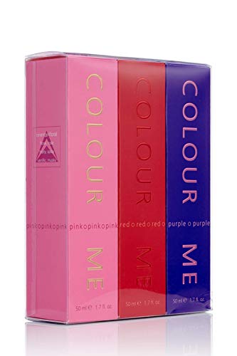 Colour Me Pink/Purple/Red - Fragrance for Women - 50ml Eau de Toilette, by Milton-Lloyd