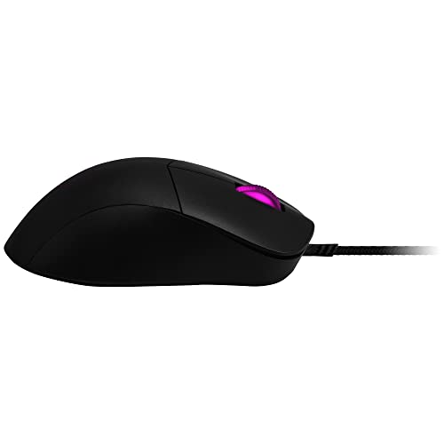 Cooler Master MM730 RGB-LED Ratón Ligero para Juegos con Cable de 48 g - Sensor óptico de 16000 dpi, Microinterruptores ópticos de 70 Millones de clics - Negro Mate