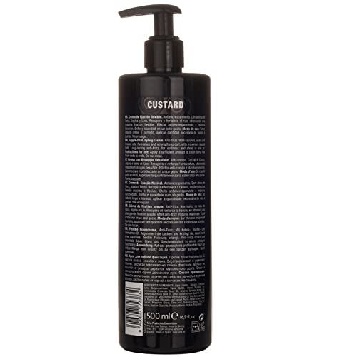 Crema capilar de fijación Custards Magic Rizos Curly (500 ml (Paquete de 1))