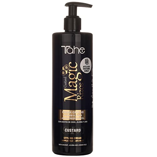 Crema capilar de fijación Custards Magic Rizos Curly (500 ml (Paquete de 1))