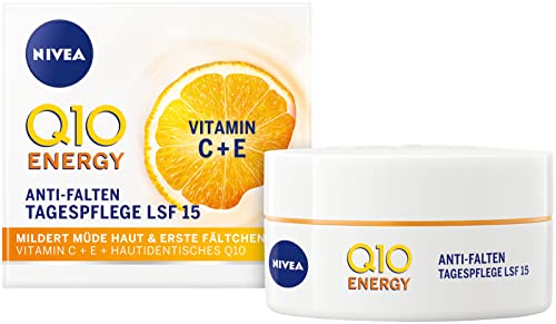 Crema de día Nivea Q10 Energy antiarrugas LSF15, 50 ml