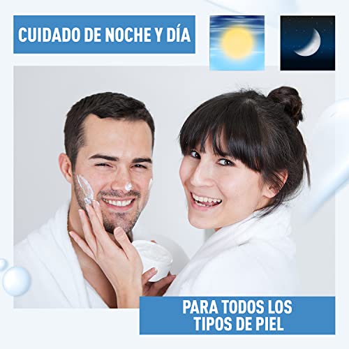 Crema Facial de Acido Hialurónico Puro Hecho en España - Vegana Crema Hidratante para Mujer y Hombre - BIO Crema Antiarrugas y Contorno Ojos con Aloe Vera y Vitamina E para Día y Noche - MONTERAL