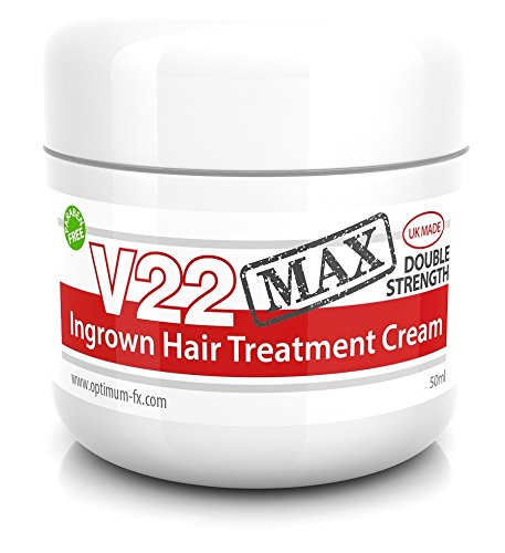 Crema Para El Tratamiento De Vellos Encarnados V22 MAX Sin Parabenos Doble Eficacia 50ml