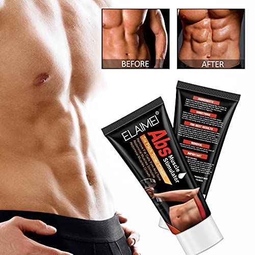 Crema para quemar grasa abdominal Quema grasa Exhibición de línea de chaleco, Músculo firme, Mostrando la línea de chaleco Adelgazante Ejercicio Crema corporal 60G