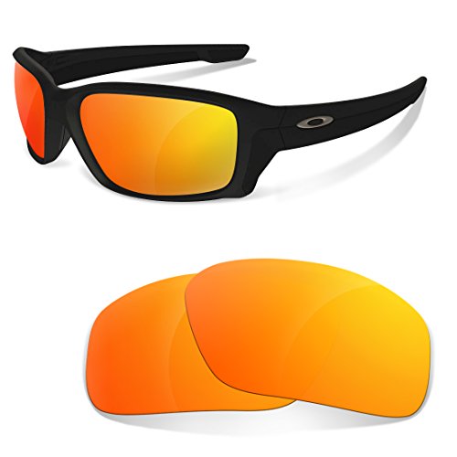 Cristales Compatibles de Recambio para Oakley Straightlink, Lentes Polarizados. (Fire Iridium Polarizado)