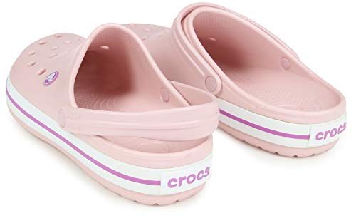 Crocs Crocband, Zuecos Unisex Adulto, Rosa (Pearl Pink Wild Orchid), 41/42 EU