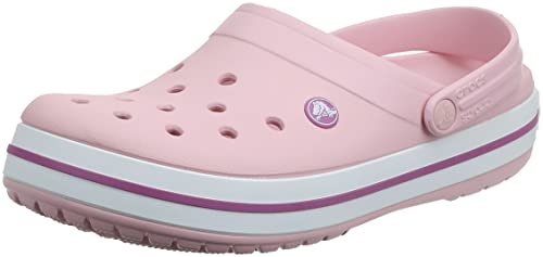 Crocs Crocband, Zuecos Unisex Adulto, Rosa (Pearl Pink Wild Orchid), 41/42 EU