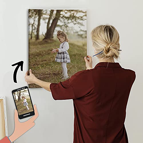 Cuadro Personalizado con tu Foto: Impresión de Foto en Lienzo HDR Barnizado y tensado sobre bastidor de madera. Diferentes tamaños (30x40 cm)...