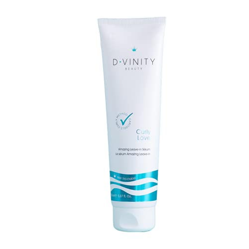 D-Vinity Curly Love - Leave-In Serum para Cabello Rizado, Apto para Método Curly, Hidrata, Desenreda y Protege tu pelo, 100% Vegano, Sin Sulfatos ni Siliconas, 150ml