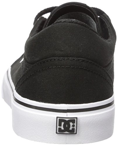 DC Shoes Trase TX, Zapatillas, Black White, 30.5 EU