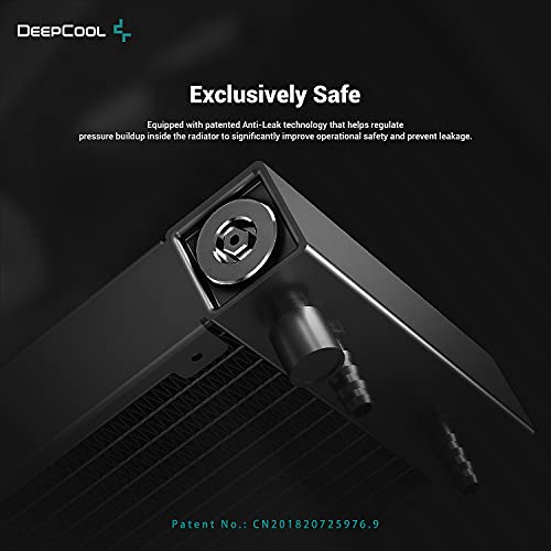 DEEPCOOL Castle 240EX, enfriador líquido para CPU direccionable RGB AIO negro