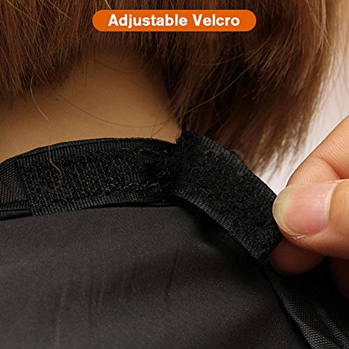 Delantal para barba, capa impermeable y antiadherente para recoger los pelos al recortar la barba, con 2 ventosas