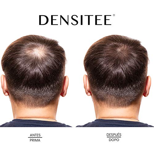 Densitee - Fibras Capilares de Queratina para la Caida de Cabello 29gr - Keratin Fibers para la Perdida de Cabello en Hombres y Mujeres - Disimula al Instante Calvicie - (Castaño)