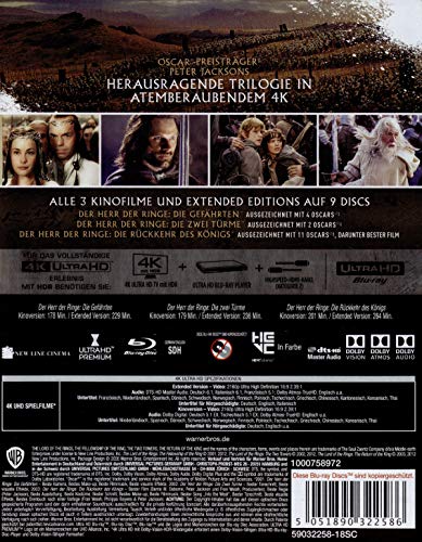 Der Herr der Ringe: Extended Edition Trilogie [Alemania] [Blu-ray]