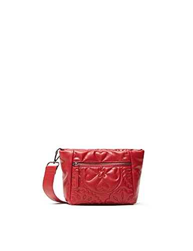 Desigual Bols Big Amber, Across Body Bag para Mujer, Rojo, Einheitsgröße